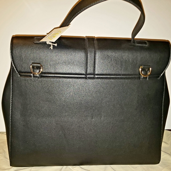 A New Day Large Black Tote Handbag Shoulder Strap - Picture 2 of 5